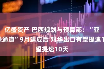 亿盛资产 巴西规划与预算部：“亚马逊通道”9月建成后 对华出口有望提速10天