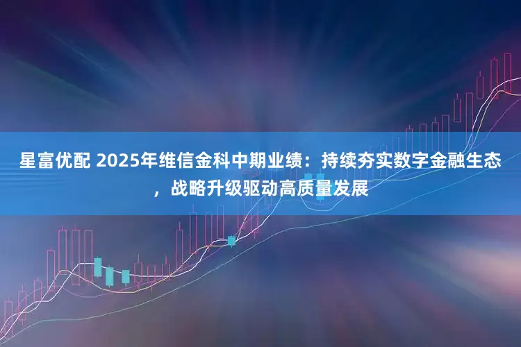 星富优配 2025年维信金科中期业绩：持续夯实数字金融生态，战略升级驱动高质量发展