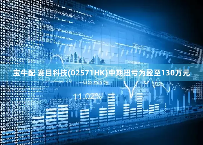宝牛配 赛目科技(02571HK)中期扭亏为盈至130万元